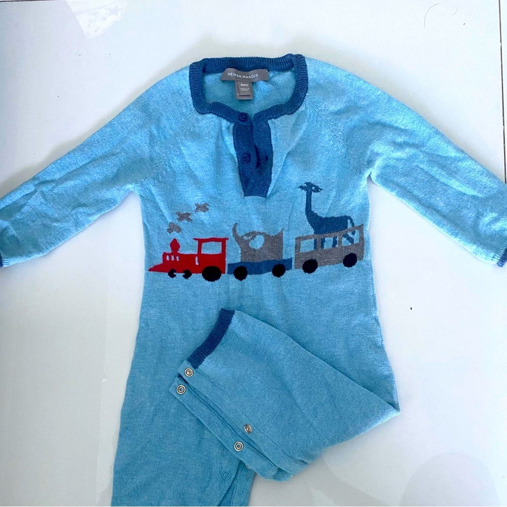 Cashmere baby onesie